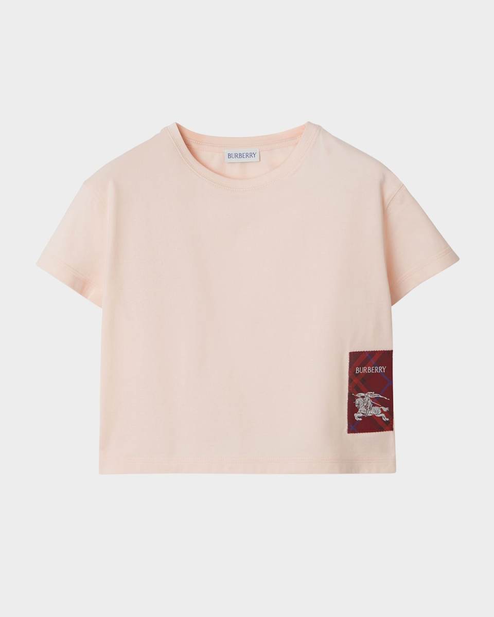 Girl's Racheal EKD Label Short-Sleeve T-Shirt, Size 3-14